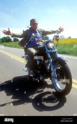 Riding motorcycle no hands Meme Template