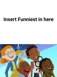 Maya, Michael, Dijonay and Zoey Laugh at who Meme Template