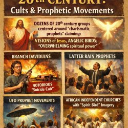 6C. “20th CENTURY: Cults & prophetic movements DOZENS OF 20th ce Meme Template