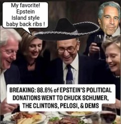 Epstein Island Baby Back Ribs Meme Template