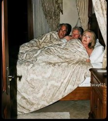 Jeff Epstein in bed with the Clintons Meme Template