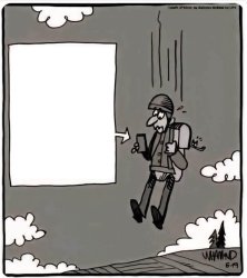 military parachute Meme Template