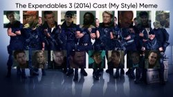 The Expendables 3 (2014) Cast (My Style) Meme Template