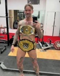 Naked Cm Punk title Meme Template