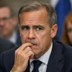 Photo realistic mark carney looking nervous Meme Template