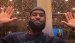 Hands raised Meme Template