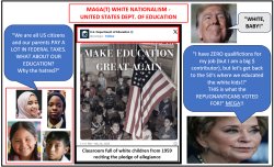 US Dept of Education - White Nationalism Meme Template