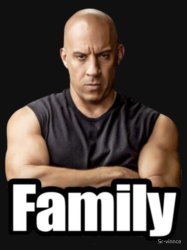Vin Diesel Family Meme Template