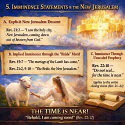 5. Imminence statements tied to the New Jerusalem (your category Meme Template