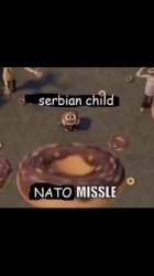 Serbian child nato missile Meme Template