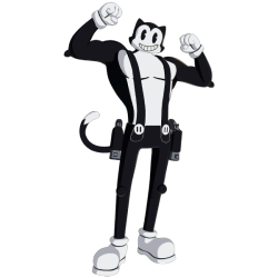 Benedict "Bendy" T. Ink Demon in Fortnite Meme Template
