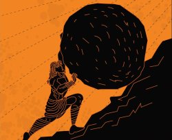 Sisyphus Meme Template