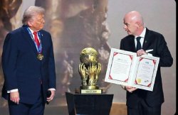 Donald Trump FIFA Peace Prize Meme Template