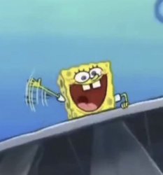 spongebob waving happily Meme Template