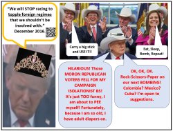 Republican Isolationist Foreign Bombing Meme Template