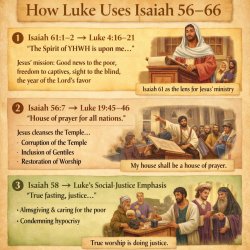 How Luke Uses Isaiah 56–66 1. Isaiah 61:1–2 → Luke 4:16–21 “The Meme Template