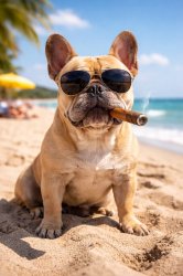 French Bulldog Meme Template