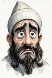 Worried Allah Meme Template