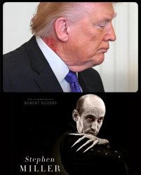 Stephen Miller is a vampire Meme Template