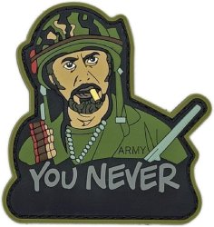 Tropic Thunder "You never go full retard" Meme Template