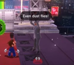 Even dust flies! Meme Template