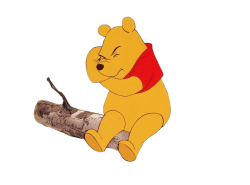 Pooh bear thinking Meme Template