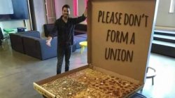 Big pizza no union Meme Template