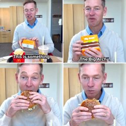 McDonald’s CEO Big Arch Burger Meme Template