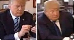 Trump and siri Meme Template