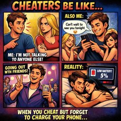 meme about cheaters Meme Template