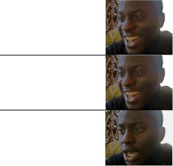 happy, happy, disappointed Meme Template