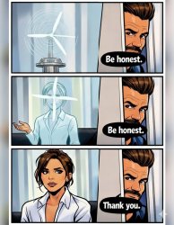 Beckham & the BREAKING Windmill Hologram Generator Meme Template