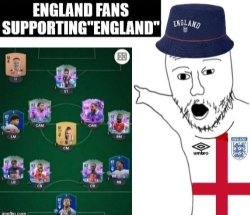 England starting 11 Meme Template