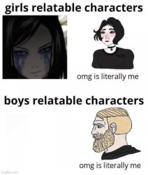 boys relatable characters Meme Template