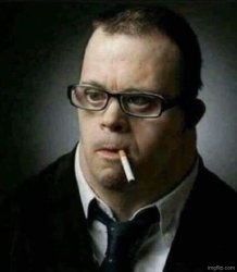 Smoking Retard Meme Template