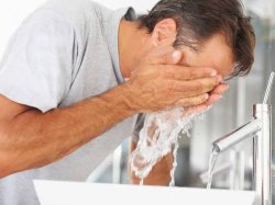 White man face wash Meme Template