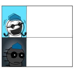 Paul's excitement and depression Meme Template