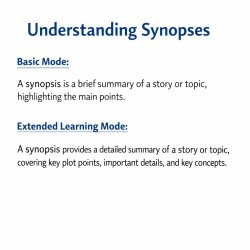 #1) Giving in simple, modern English SYNOPSIS or SYNOPSES, to yo Meme Template