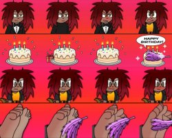 Birthday fleeings Meme Template