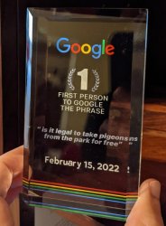 1st person to google Meme Template