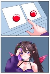Lewd Lexi Two Choices Meme Template