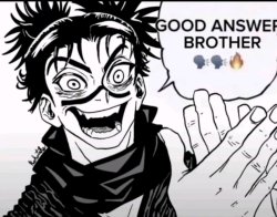 Choso Good Answer Brother Meme Template