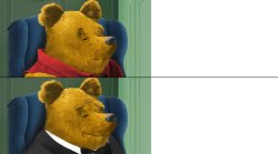 realistic pooh Meme Template
