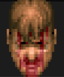 doomguy bleeding Meme Template