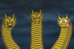 Three-headed Dragon Meme Generator Wider Meme Template