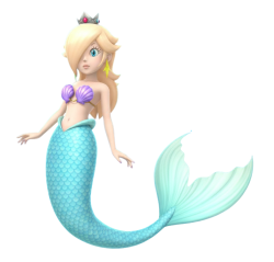 Mermaid Rosalina Meme Template