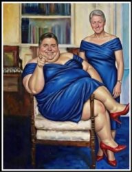 JB Pritzker & Jailbait Bill in drag Meme Template