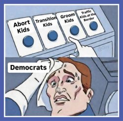 Sweating, push the buttons Meme Template