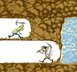 Mining Diamonds Meme Template