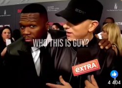 eminem 50 cent who is this guy Meme Template